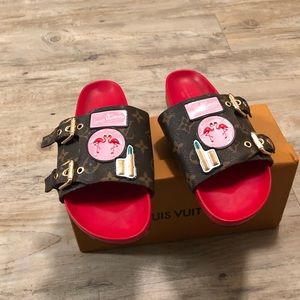Louis Vuitton slides